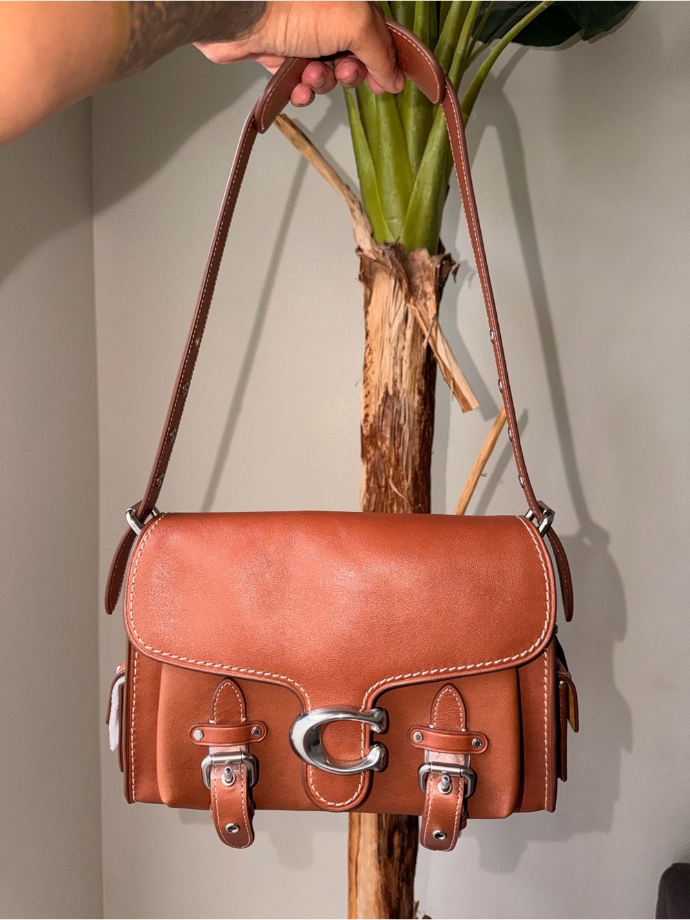 Coach Western Tabby In Amber